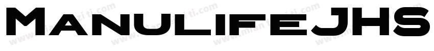 ManulifeJHSans Demib字体转换